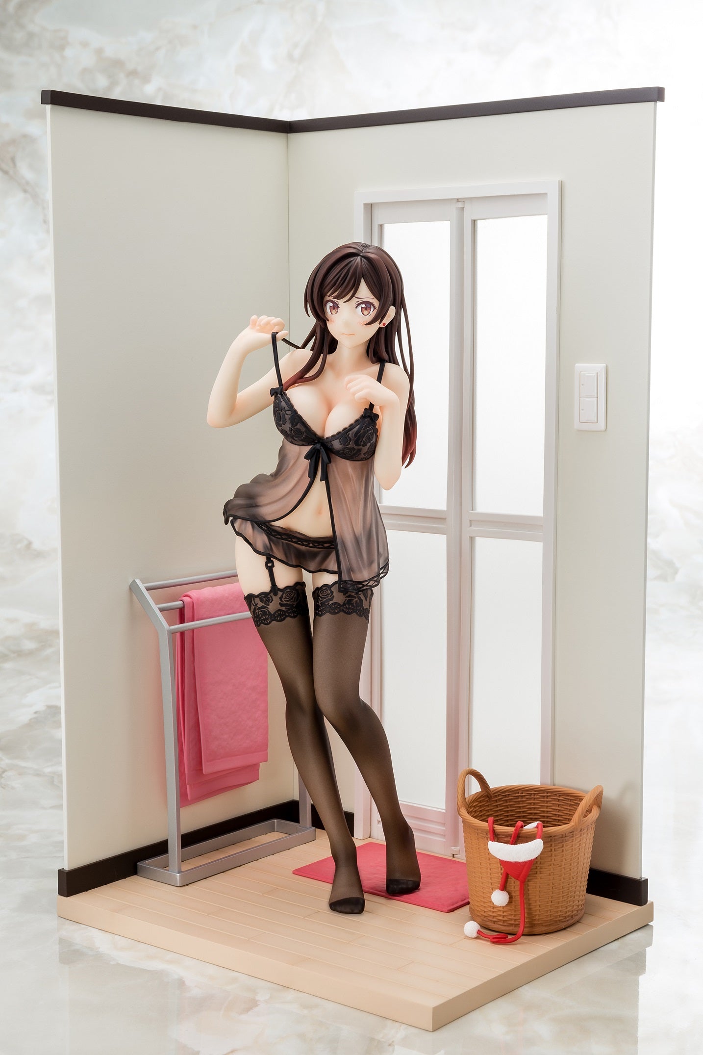 1/6 scaled pre-painted figure Rent-A-Girlfriend MIZUHARA Chizuru in see-through lingerie figure